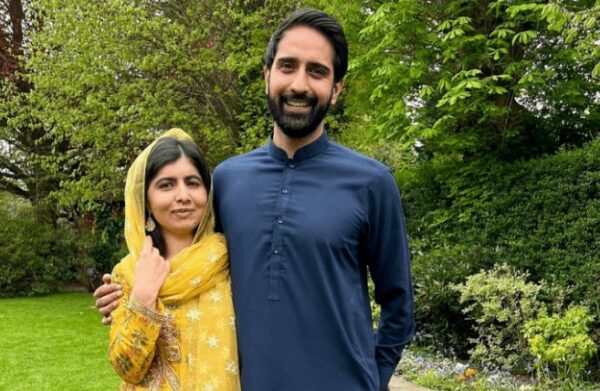 malala with husband asser malik